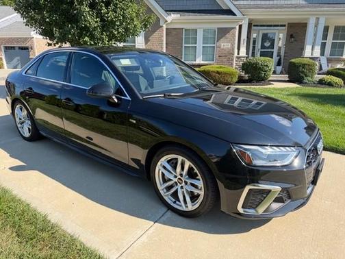 Black 2023 Audi A4 45 S line Premium Plus