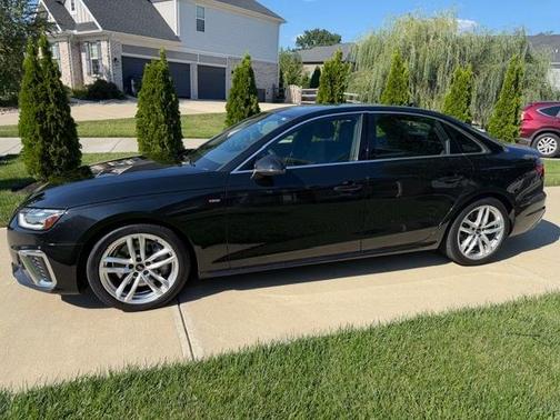 Black 2023 Audi A4 45 S line Premium Plus