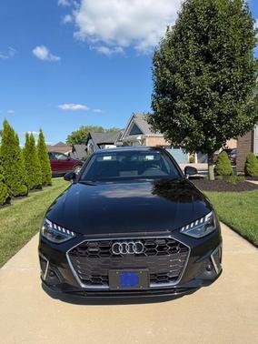 Black 2023 Audi A4 45 S line Premium Plus