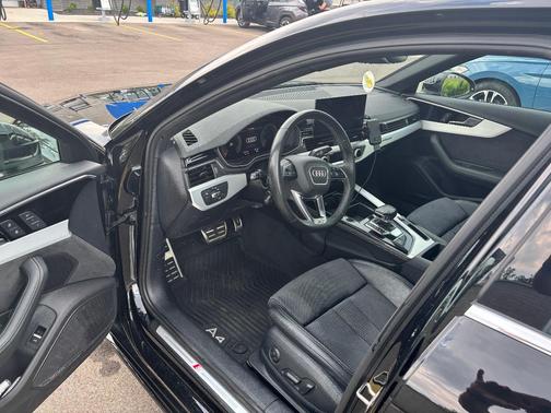 Black 2023 Audi A4 45 S line Premium Plus