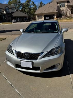 Silver 2012 Lexus IS 250C Base