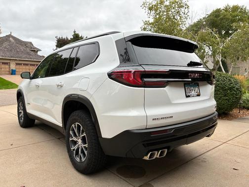 White 2026 GMC Acadia AWD AT4