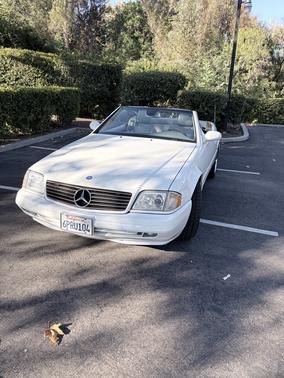 White 1999 Mercedes-Benz SL-Class SL500 Roadster