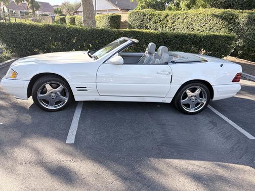 White 1999 Mercedes-Benz SL-Class SL500 Roadster