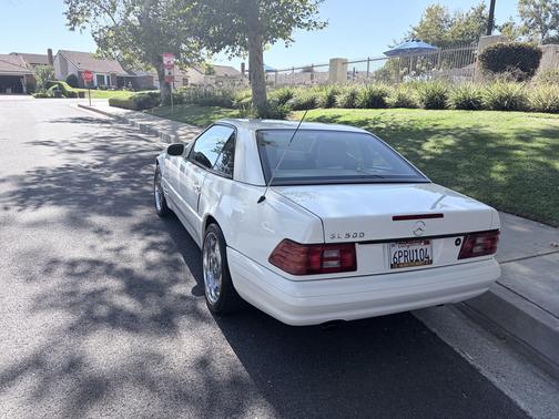 White 1999 Mercedes-Benz SL-Class SL500 Roadster