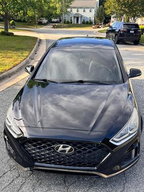 Black 2019 Hyundai SONATA SEL