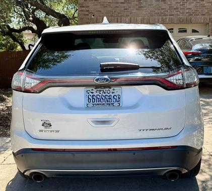 White 2015 Ford Edge Titanium