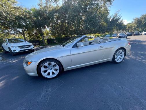 Beige 2007 BMW 650 i