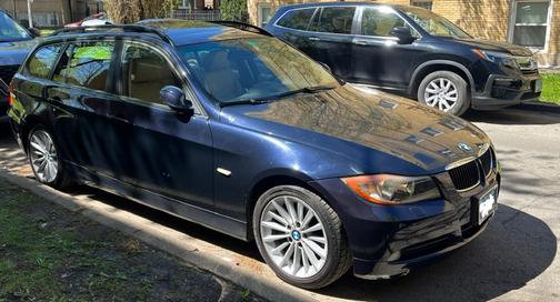 Blue 2007 BMW 328 xi