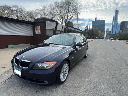 Blue 2007 BMW 328 xi