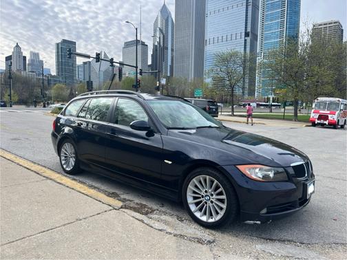 Blue 2007 BMW 328 xi