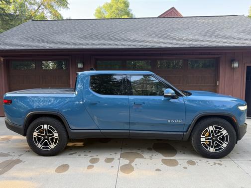 Blue 2022 Rivian R1T Launch Edition