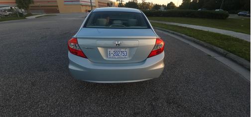 Blue 2012 Honda Civic LX