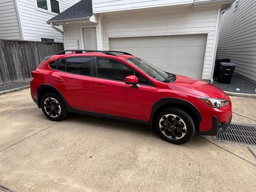 Red 2021 Subaru Crosstrek Premium