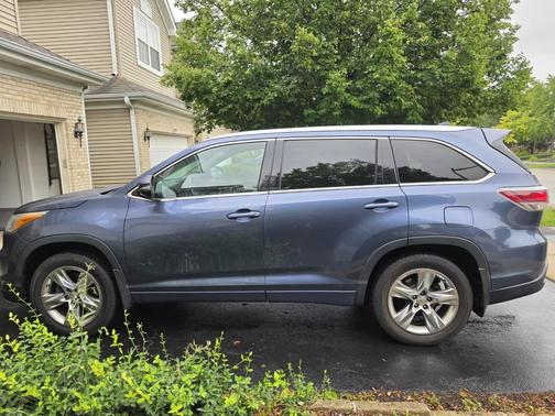 Blue 2015 Toyota Highlander Limited Platinum