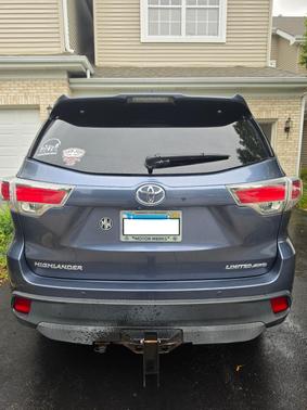 Blue 2015 Toyota Highlander Limited Platinum