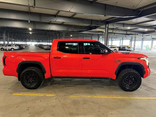 Orange 2023 Toyota Tundra Hybrid TRD Pro