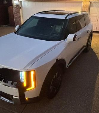 White 2027 Kia Telluride Hybrid EX