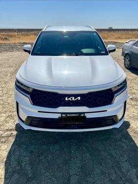White 2023 Kia Sorento Hybrid EX