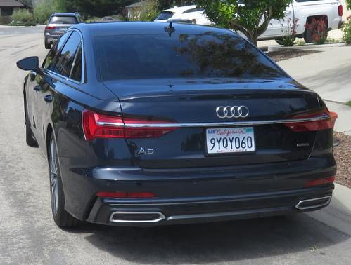 Blue 2019 Audi A6 55 Premium