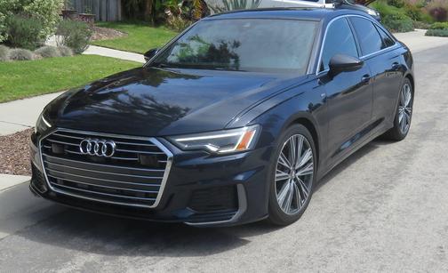Blue 2019 Audi A6 55 Premium