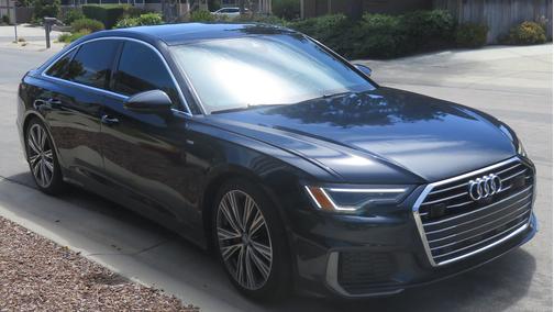 Blue 2019 Audi A6 55 Premium