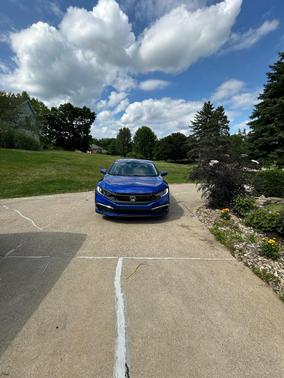 Blue 2019 Honda Civic LX