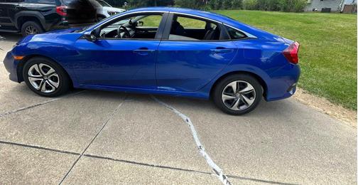 Blue 2019 Honda Civic LX