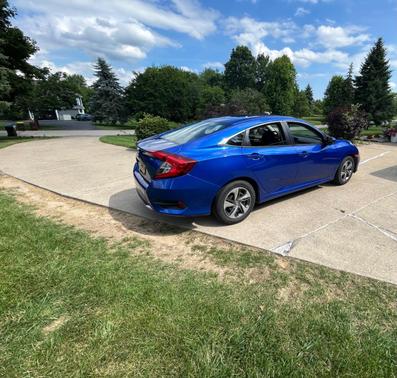 Blue 2019 Honda Civic LX