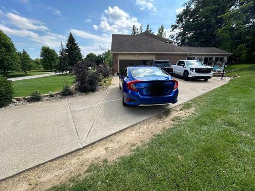 Blue 2019 Honda Civic LX