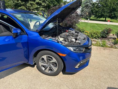 Blue 2019 Honda Civic LX