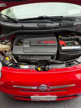 Red 2015 FIAT 500 Pop