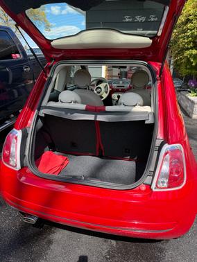 Red 2015 FIAT 500 Pop