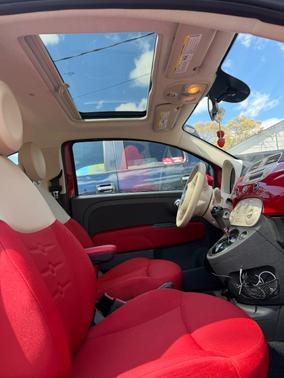Red 2015 FIAT 500 Pop