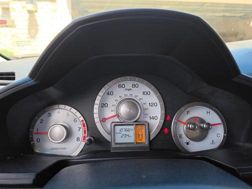 Red 2009 Honda Pilot EX-L