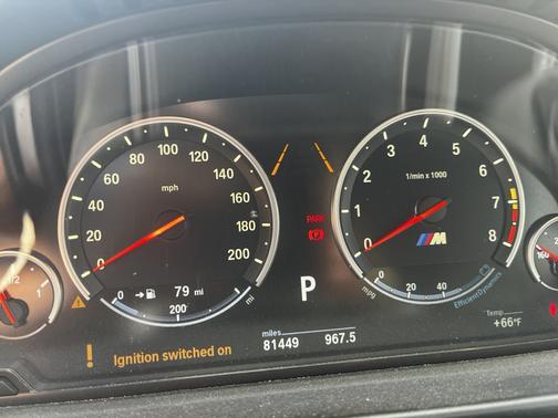 Gray 2015 BMW M5 Base