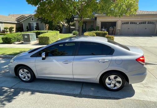Silver 2014 Honda Civic LX