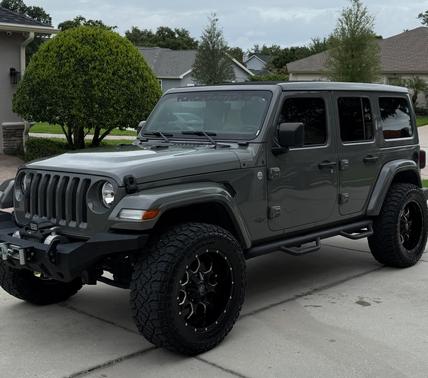 Gray 2021 Jeep Wrangler Unlimited Sport S