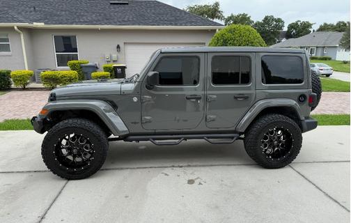 Gray 2021 Jeep Wrangler Unlimited Sport S