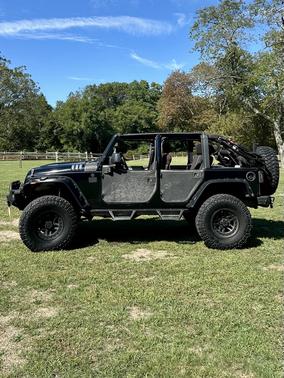 Black 2008 Jeep Wrangler Unlimited X