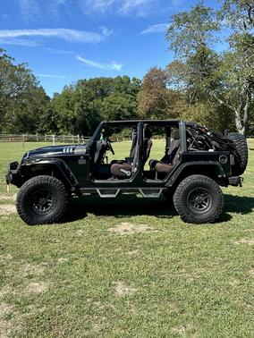 Black 2008 Jeep Wrangler Unlimited X