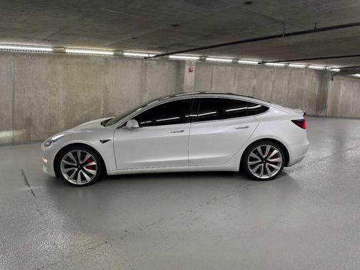 White 2018 Tesla Model 3 Performance