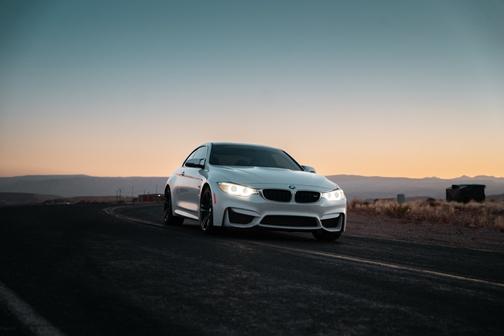 White 2015 BMW M4 Base