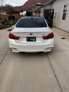 White 2015 BMW M4 Base