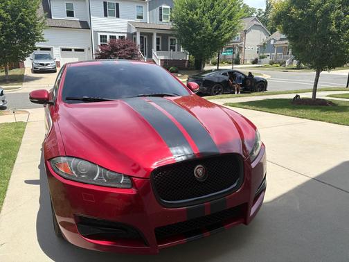 Red 2015 Jaguar XF 3.0 Sport