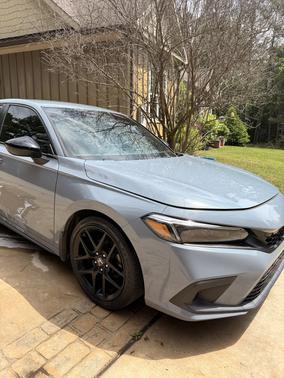 Gray 2022 Honda Civic Sport