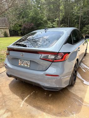 Gray 2022 Honda Civic Sport