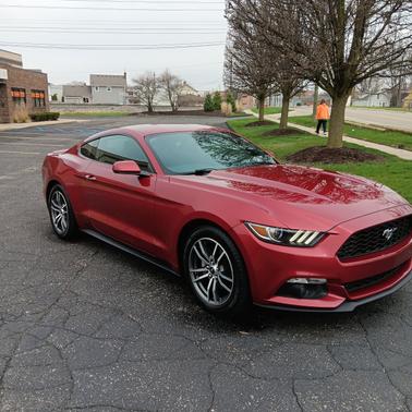 Red 2017 Ford Mustang EcoBoost