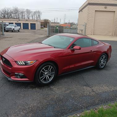 Red 2017 Ford Mustang EcoBoost