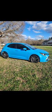 Blue 2019 Toyota Corolla Hatchback XSE